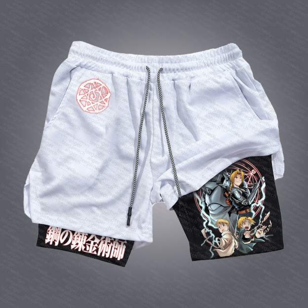 Unisex  “Fullmetal Alchemist” Casual Anime Streetwear Shorts