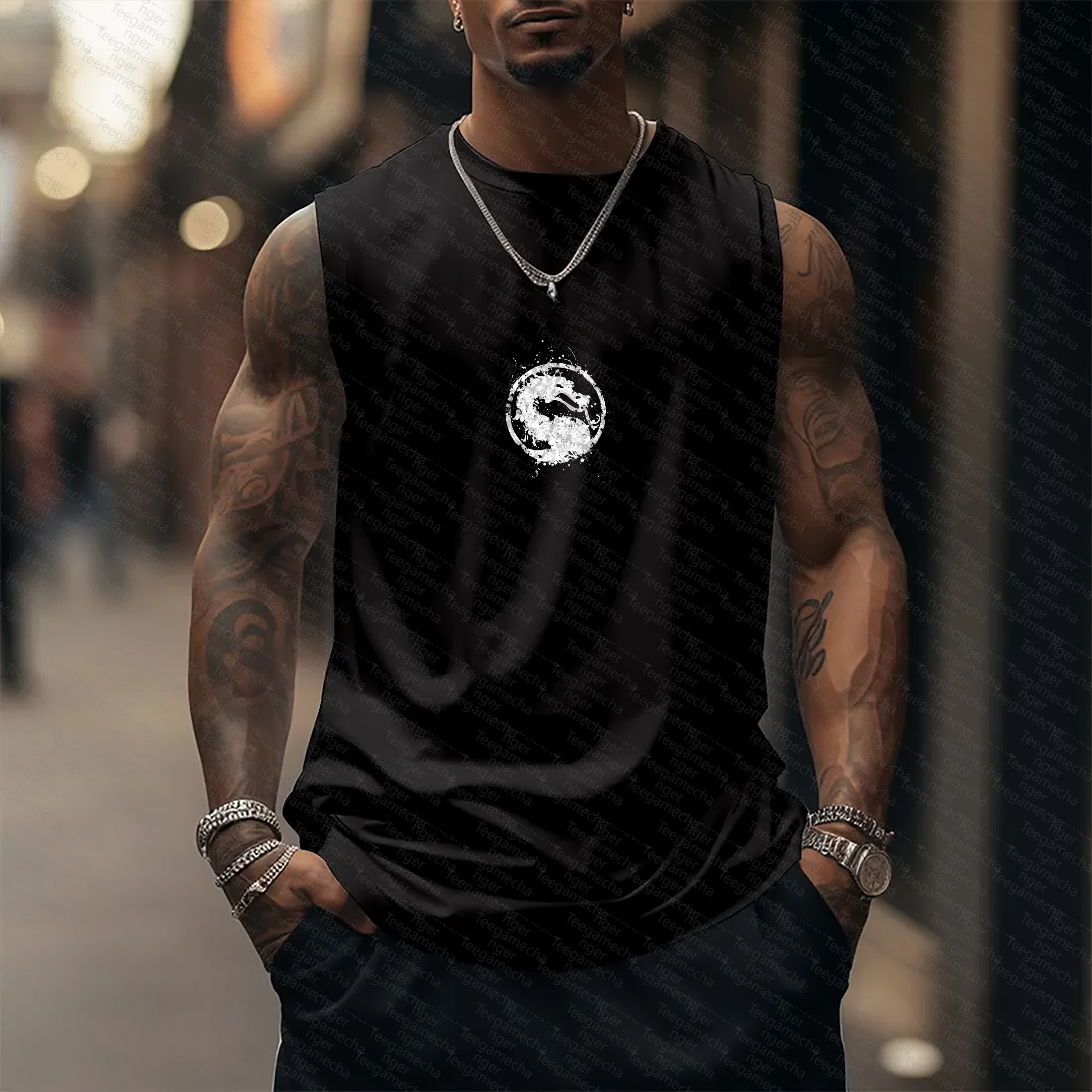 Unisex  “Mortal Kombat” Casual Anime  Tank Top