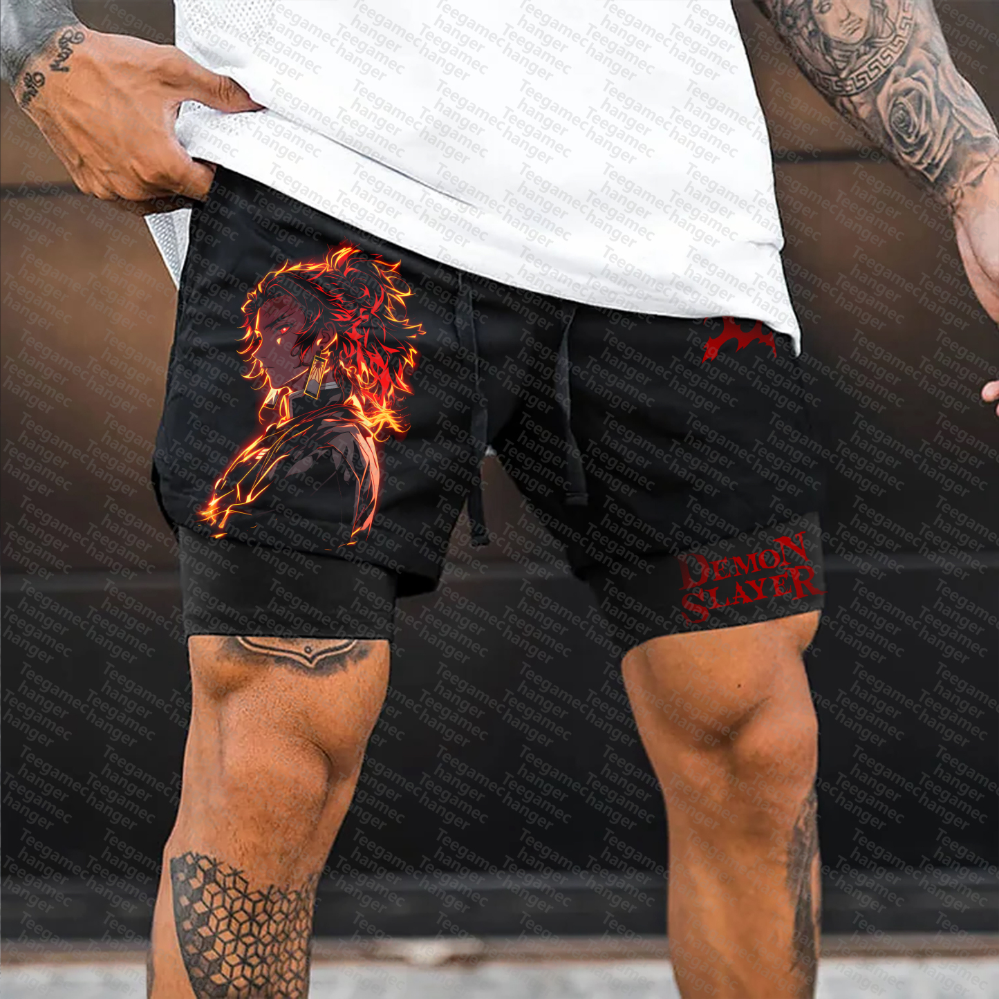 Unisex  “Demon Slayer” Casual Anime Streetwear Shorts
