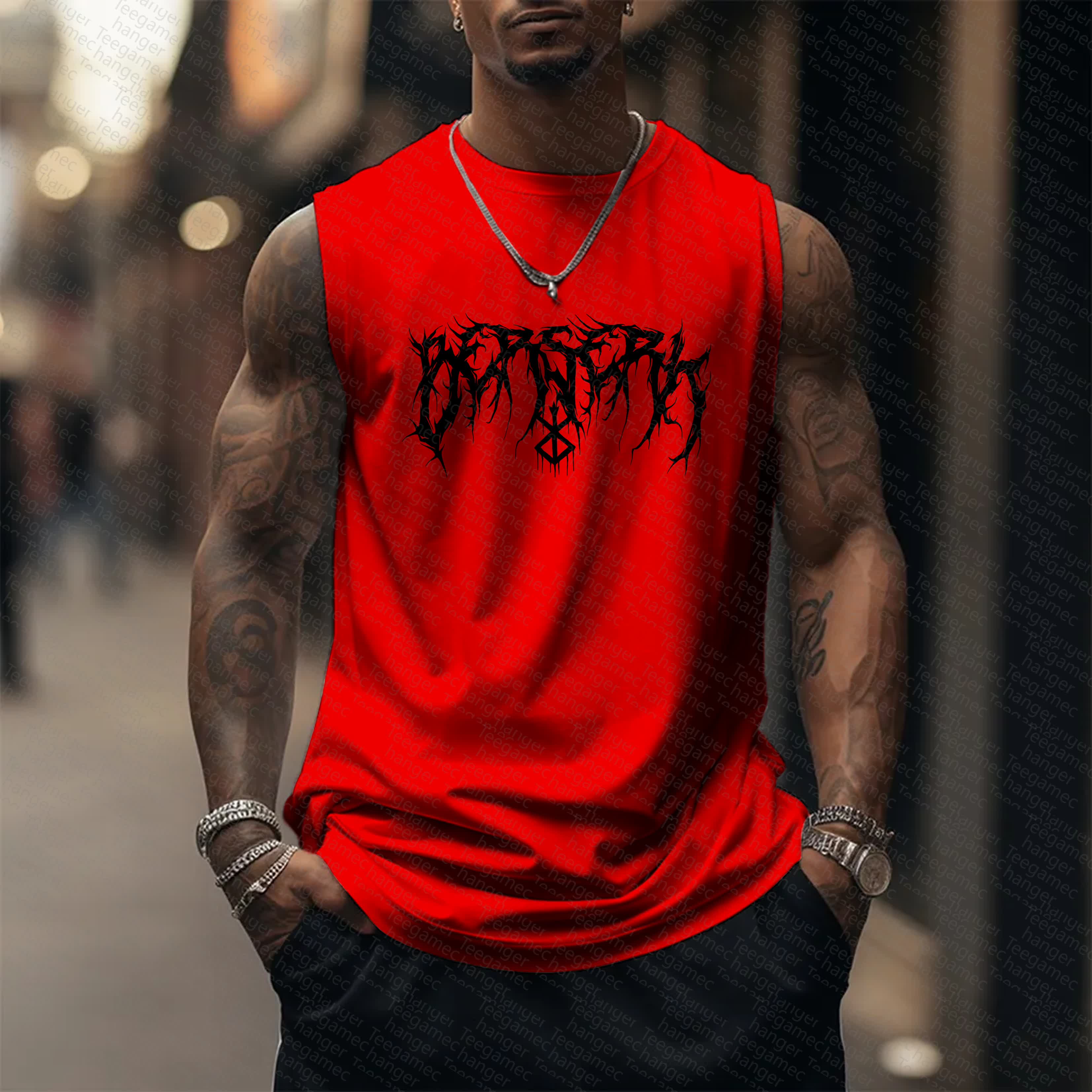 Unisex  “Berserk” Casual Anime  Tank Top