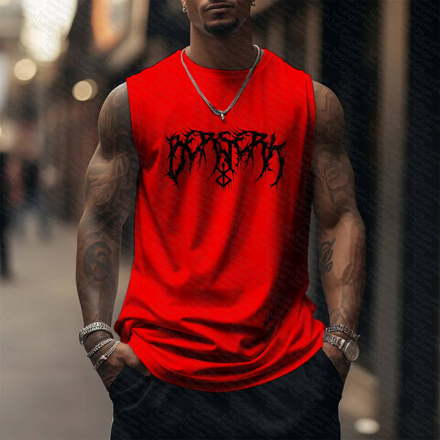 Unisex  “Berserk” Casual Anime  Tank Top