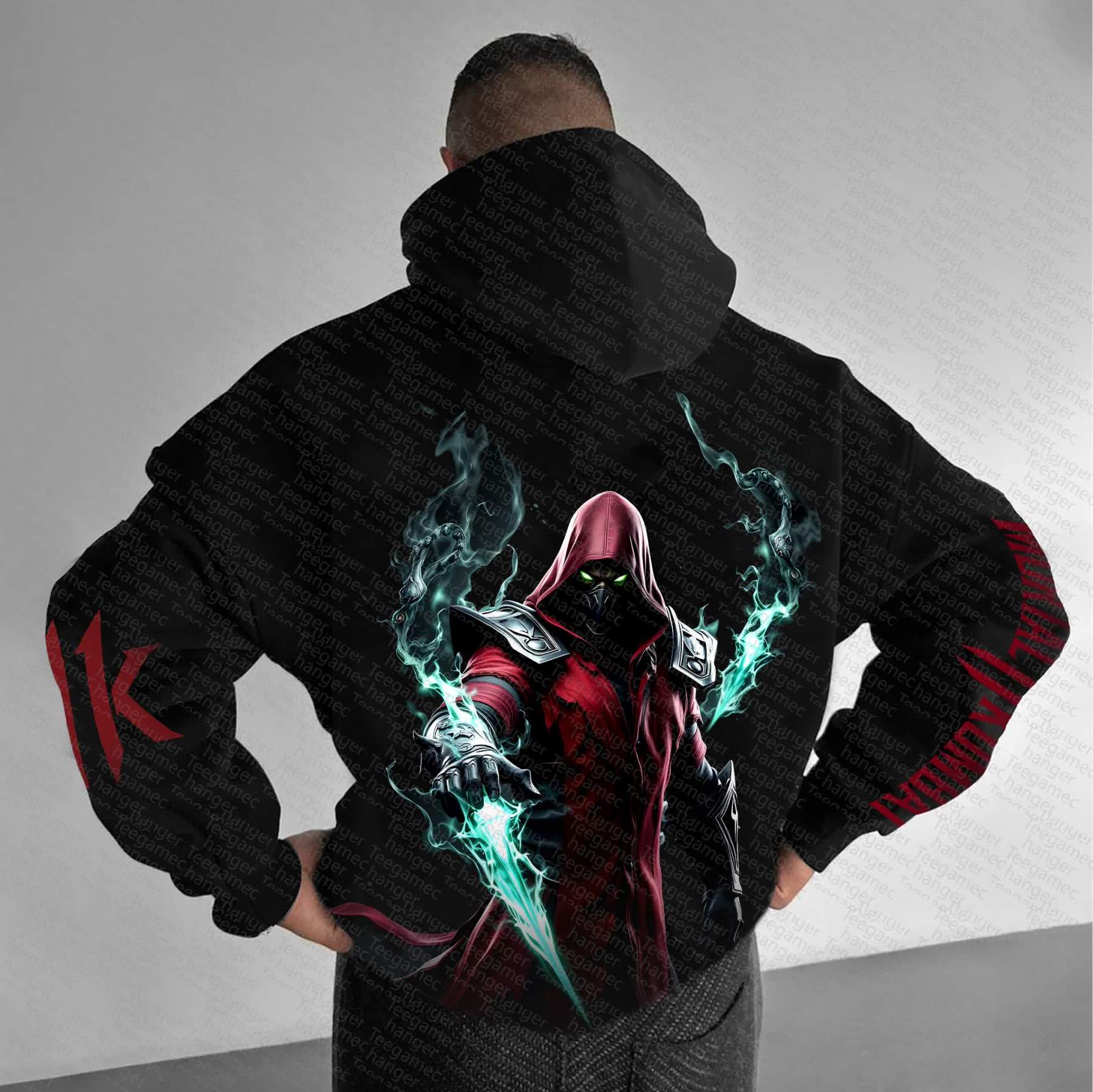 Unisex “Mortal Kombat” Anime Graphic Streetwear Vintage Hoodie