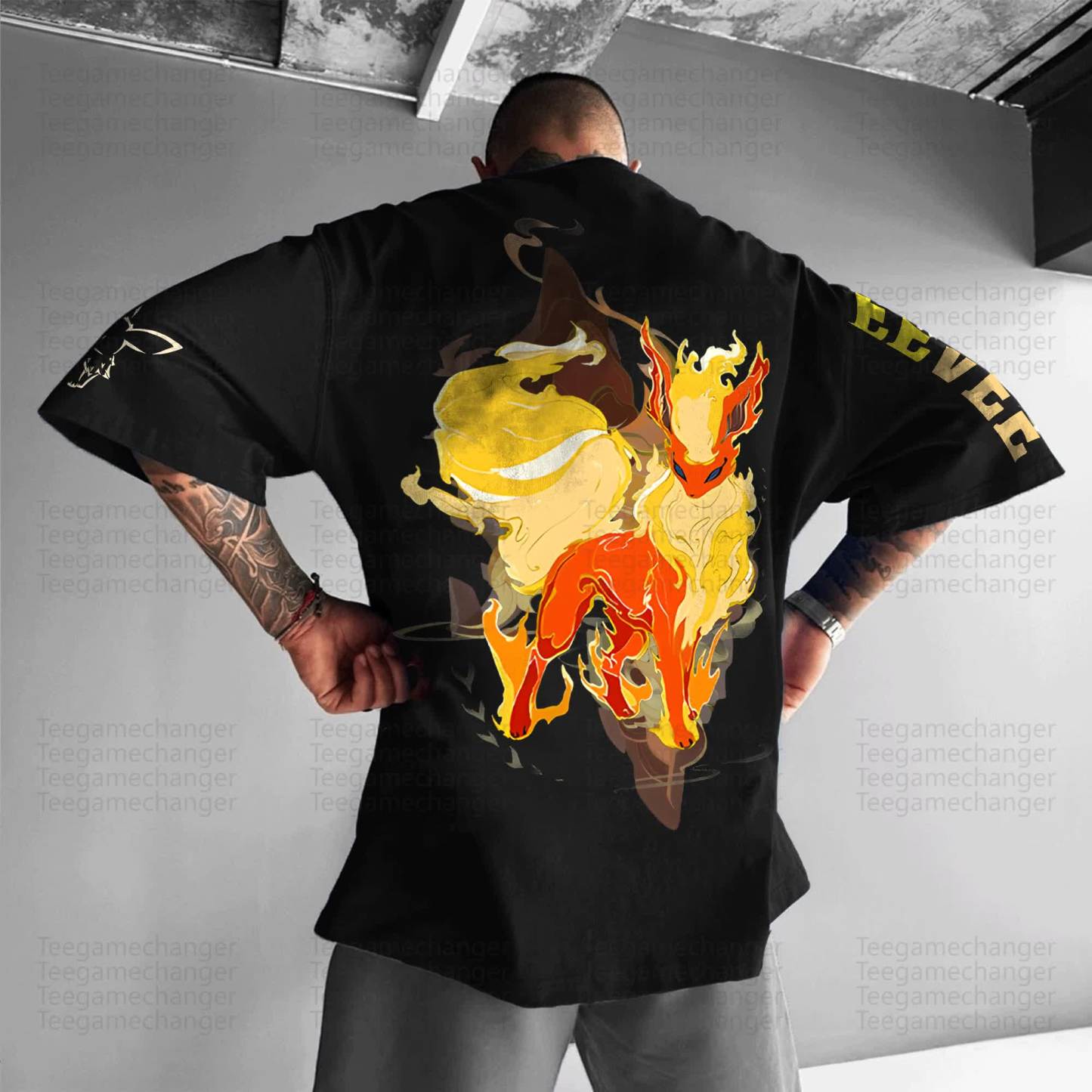 Unisex Anime Inspired Vintage T-Shirt丨Demon Slayer X Pokémon