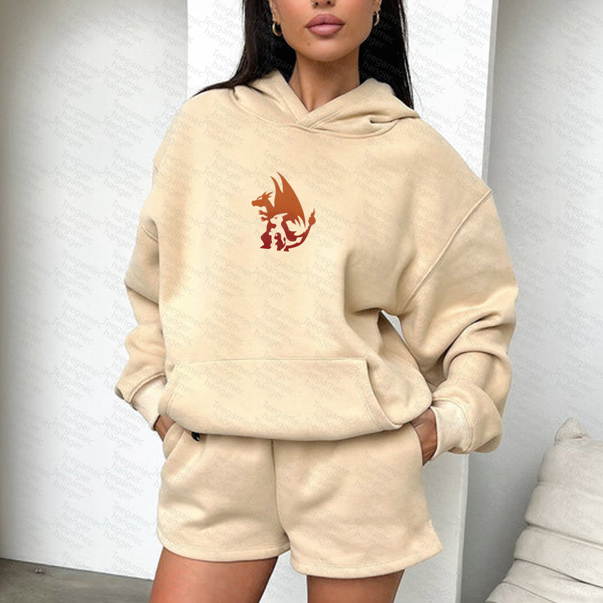 Anime Inspired Vintage Hoodie