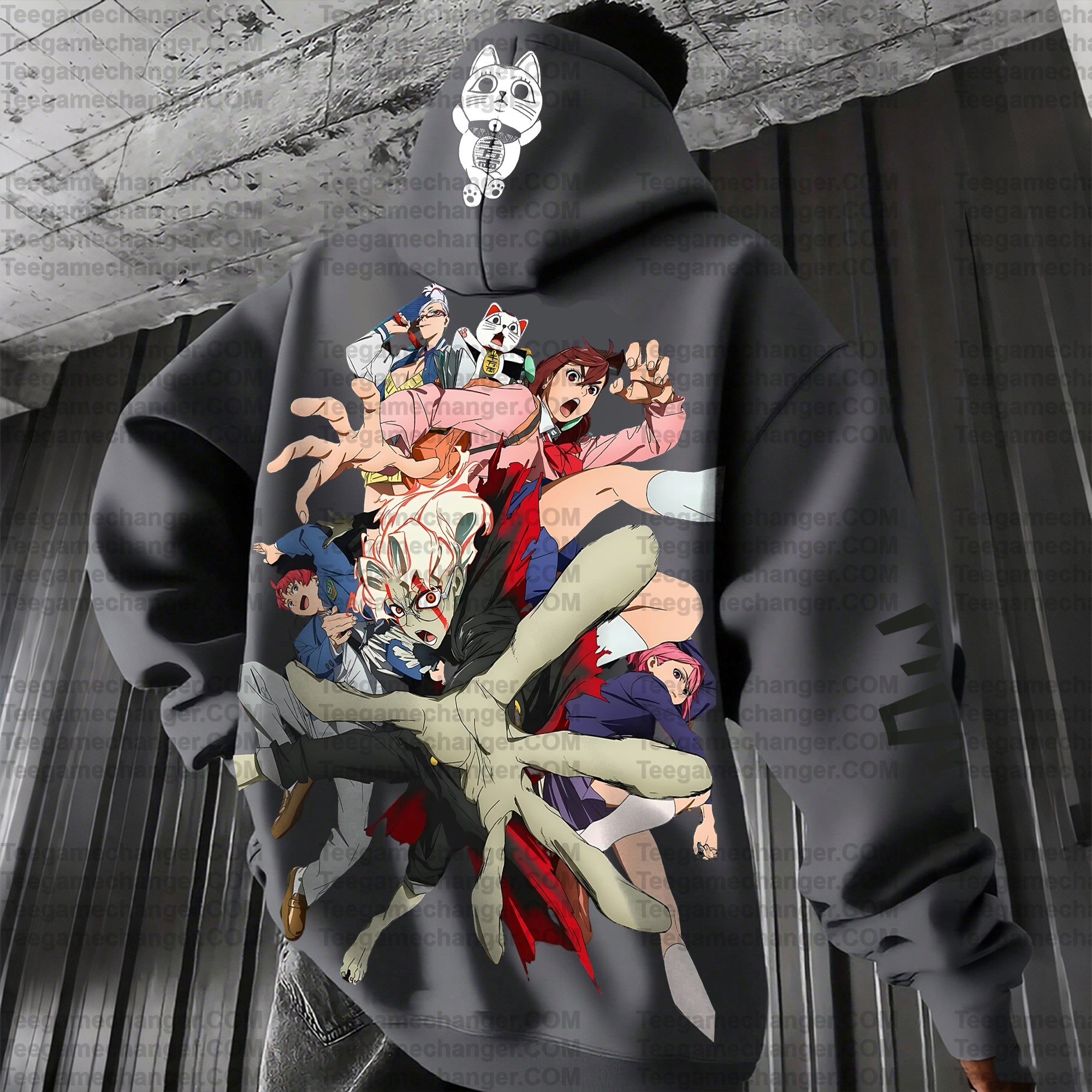 Unisex Anime Print  Casual Oversized Hoodie