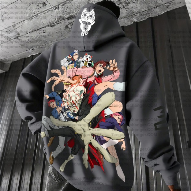 Unisex Anime Print  Casual Oversized Hoodie
