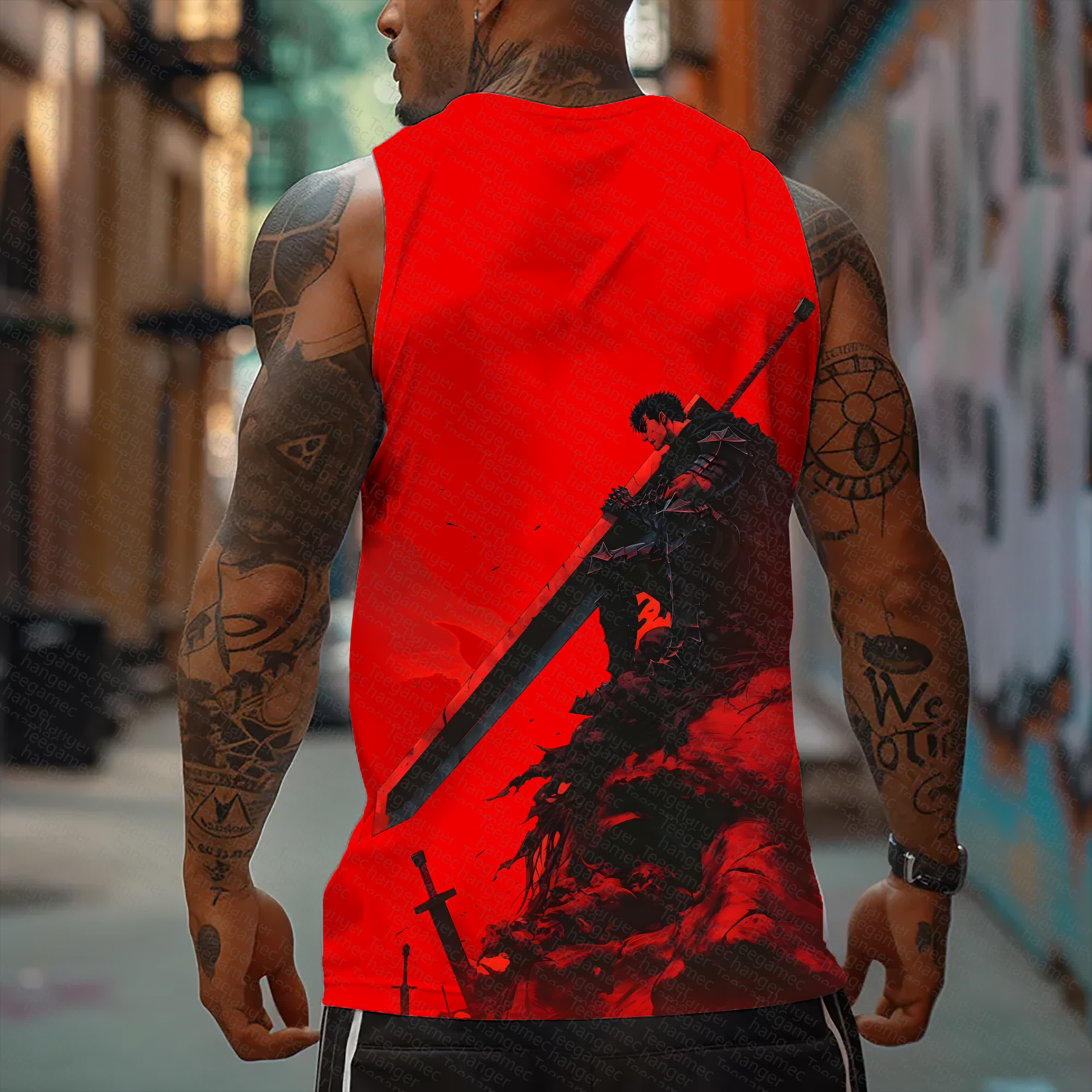 Unisex  “Berserk” Casual Anime  Tank Top