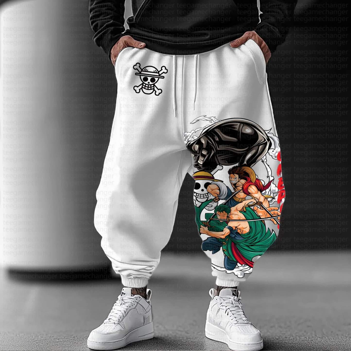 Unisex Anime Inspired Vintage Pants丨Demon Slayer X Pokémon