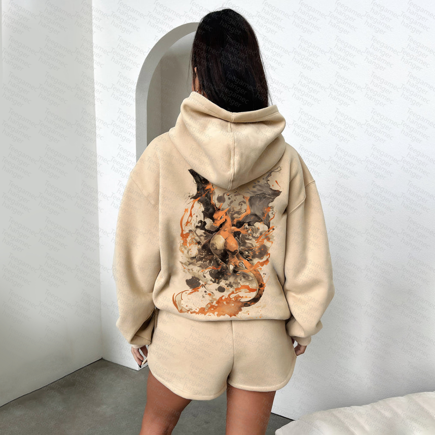 Anime Inspired Vintage Hoodie