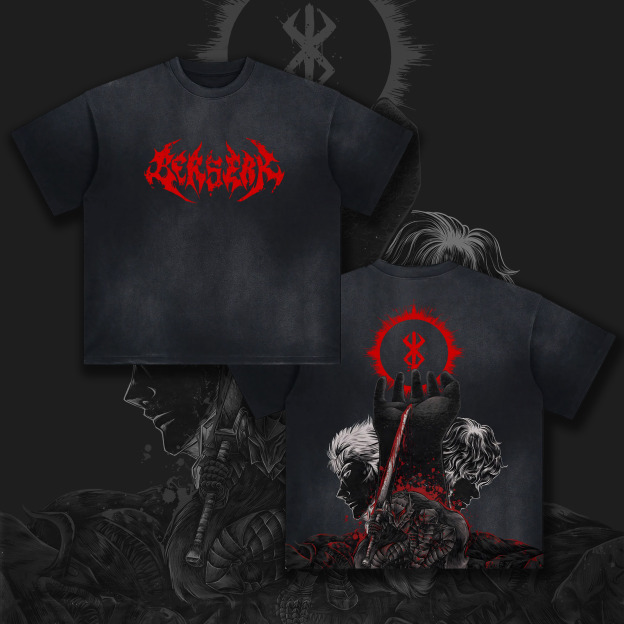 Unisex Vintage T-shirt丨Berserk