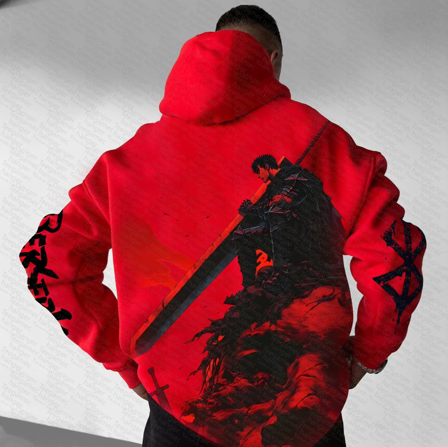 Unisex “Berserk” Anime Graphic Streetwear Vintage Hoodie