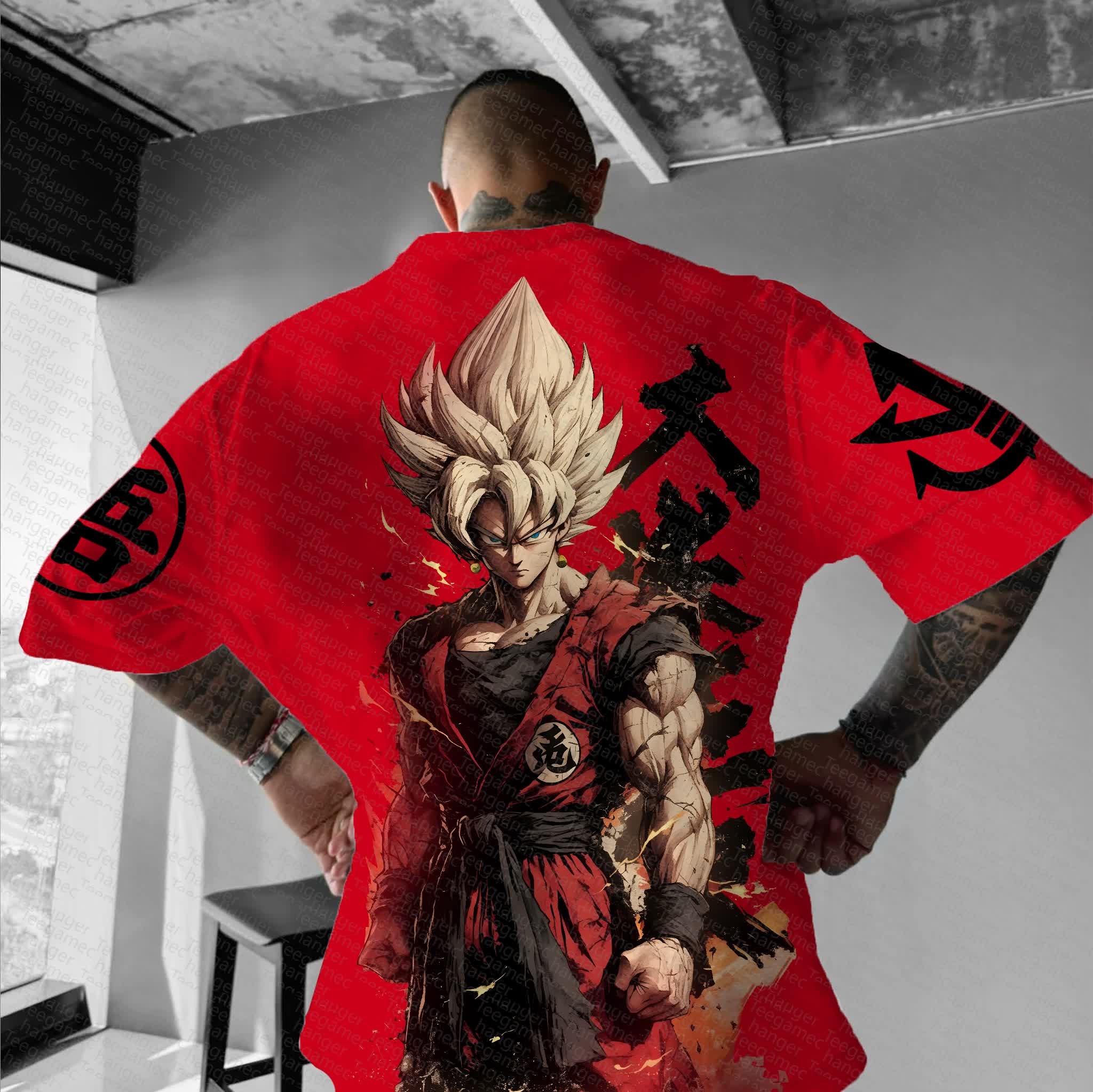 Unisex  "Dragonball" Anime Inspired Vintage T-Shirt