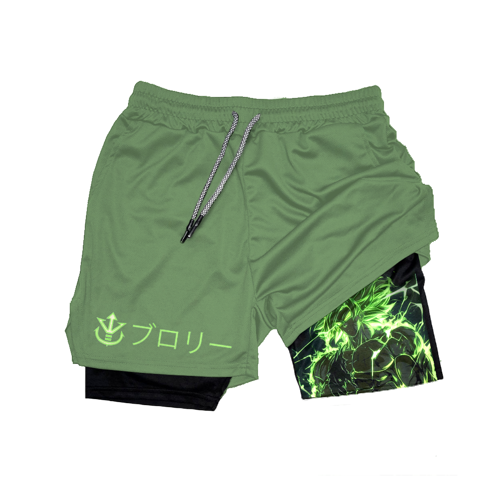 Anime Gym Performance Shorts