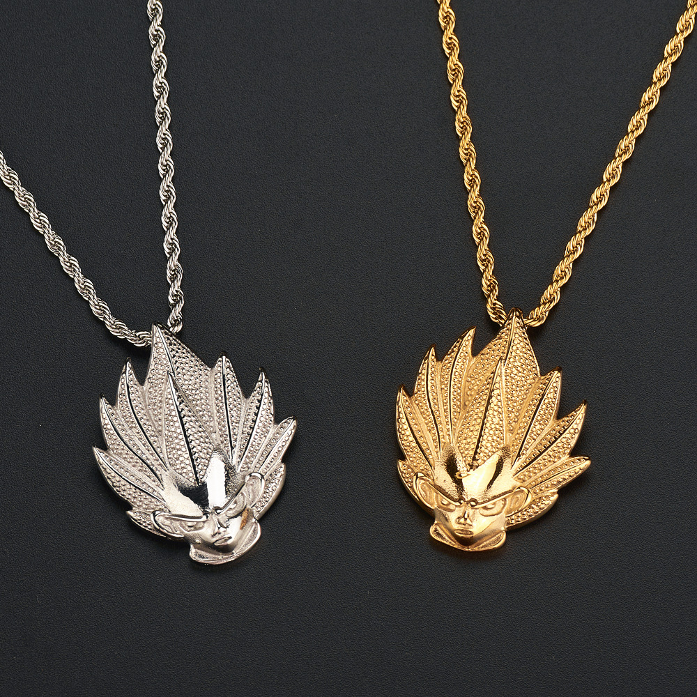 Unisex Anime Character Titanium Necklace-Teegamechanger