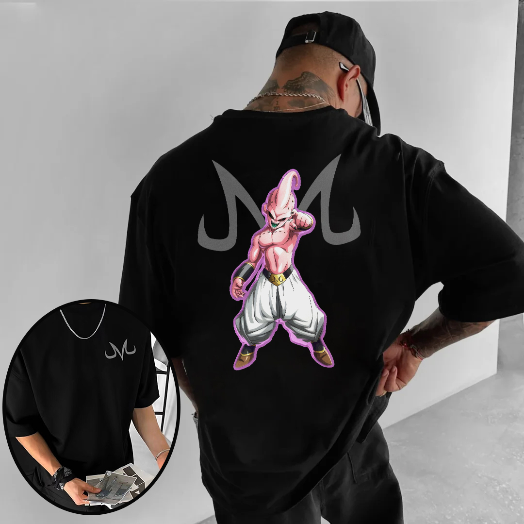 Unisex Anime Print Buu T-shirt