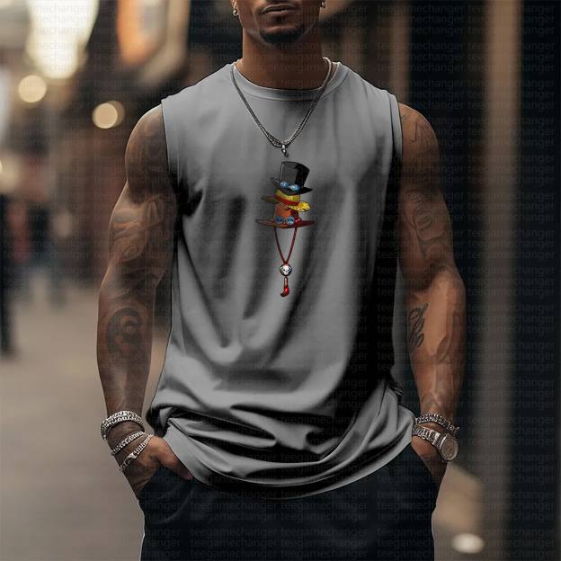 Unisex  “One Piece” Casual Anime  Tank Top