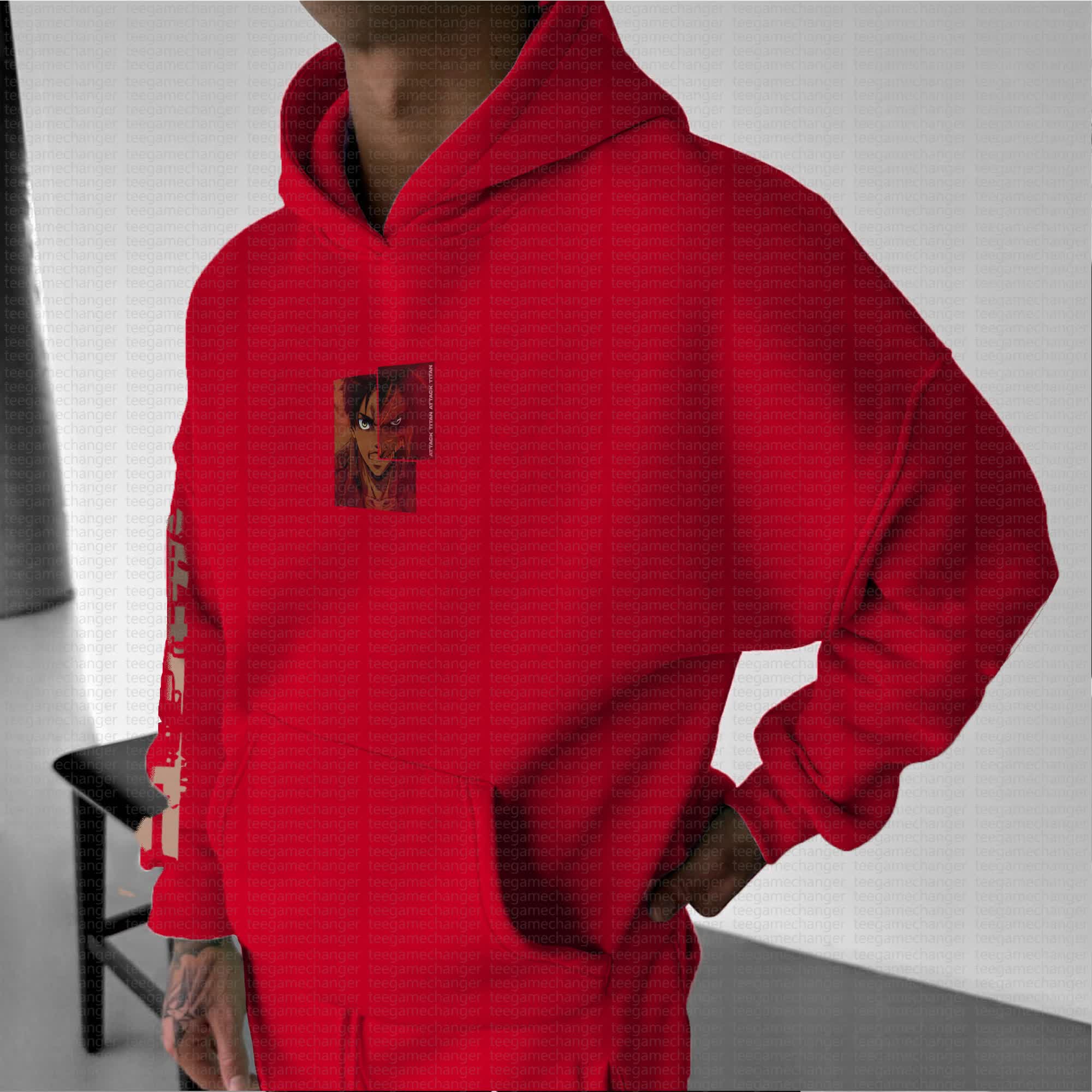 Unisex “AOT” Anime Graphic Streetwear Vintage Hoodie