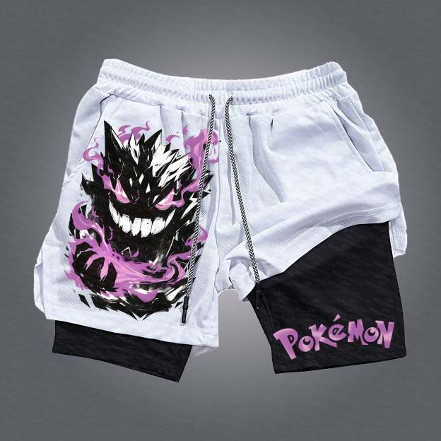 Unisex  “Pokémon” Casual Anime Streetwear Shorts