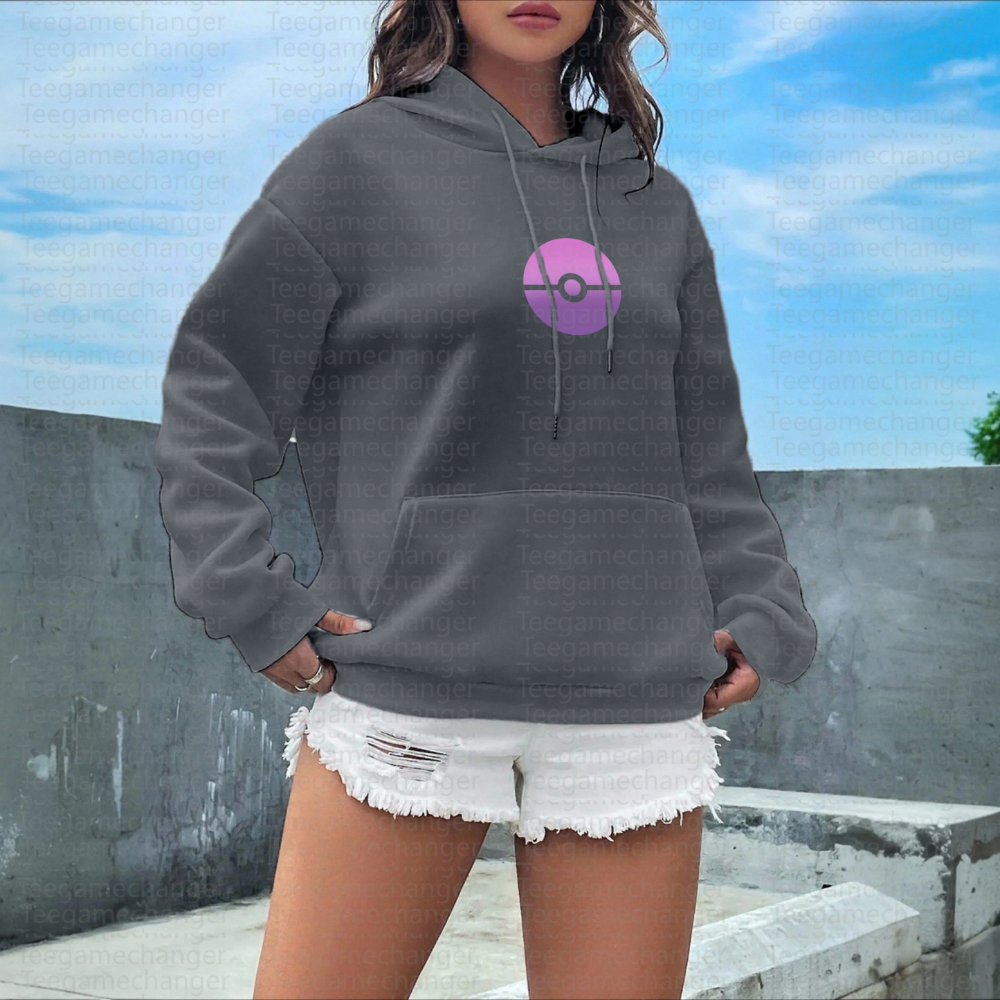 ‘’Pokémon " Anime Inspired Vintage Hoodie