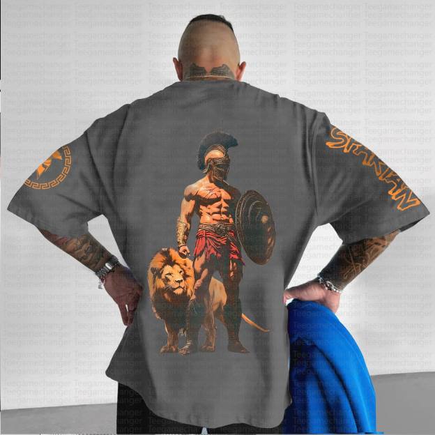 Unisex Anime Inspired Vintage T-Shirt | Spartan