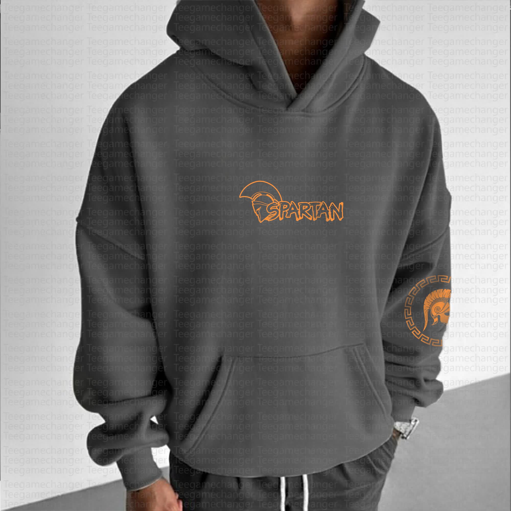 Unisex Anime Graphic Streetwear Vintage Hoodie丨Spartan