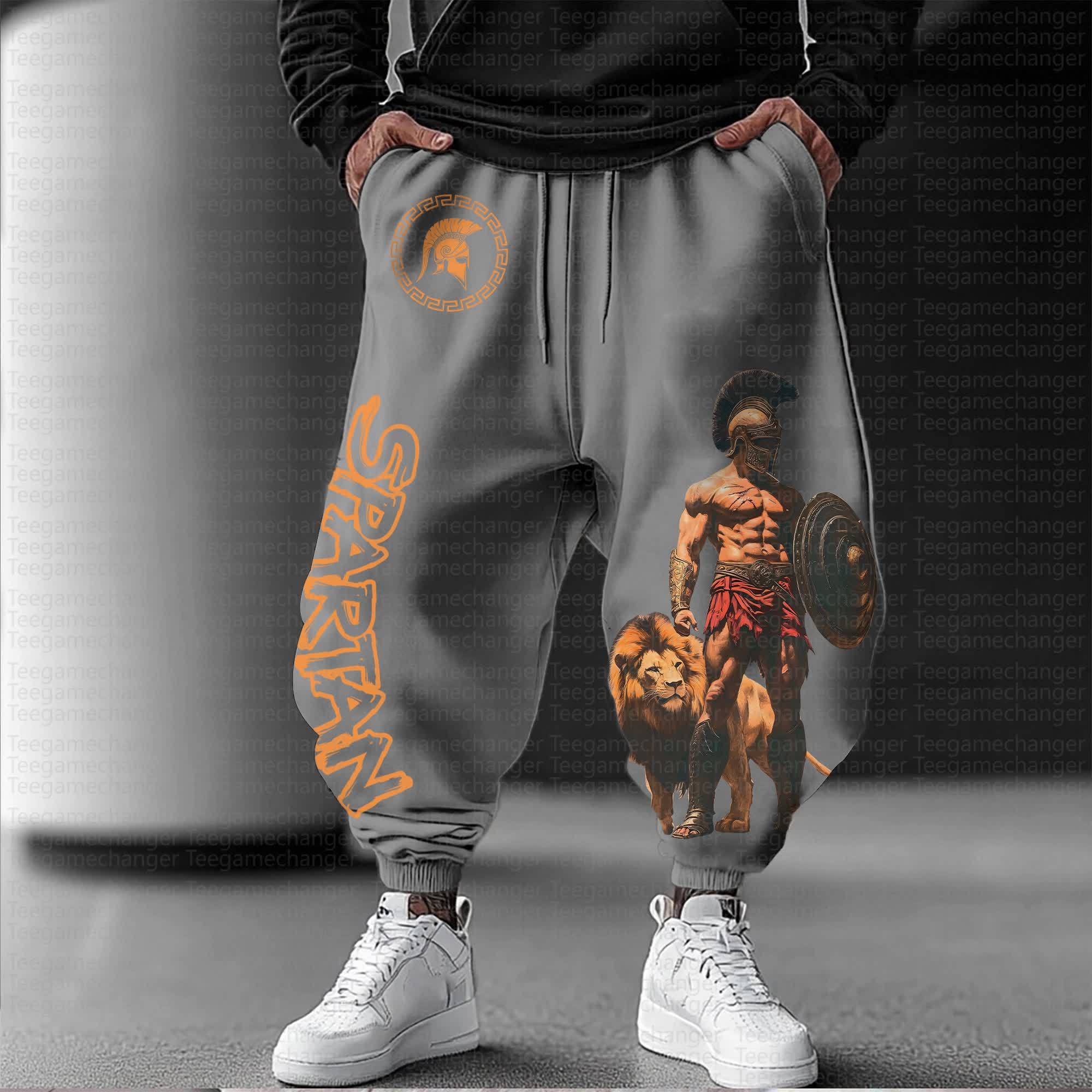 Unisex Anime Inspired Vintage Pants丨Spartan