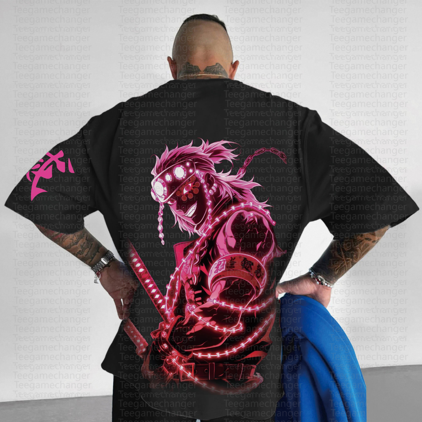 Unisex Anime Inspired Vintage T-Shirt丨Demon Slayer X Pokémon