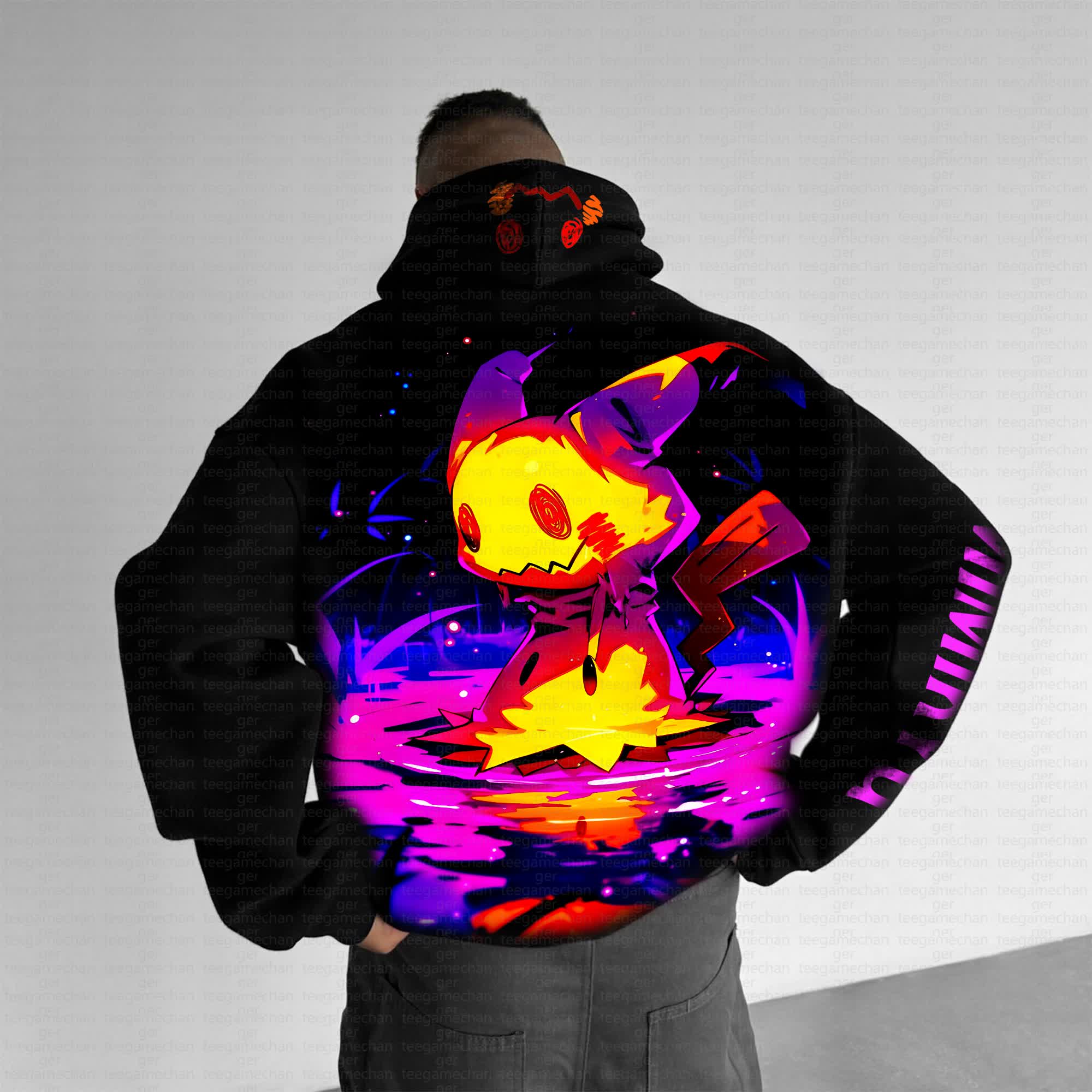 Unisex “Pokémon” Anime Graphic Streetwear Vintage Hoodie