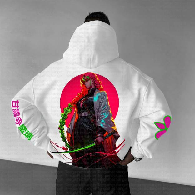 Unisex Anime Graphic Streetwear Vintage Hoodie丨Demon Slayer