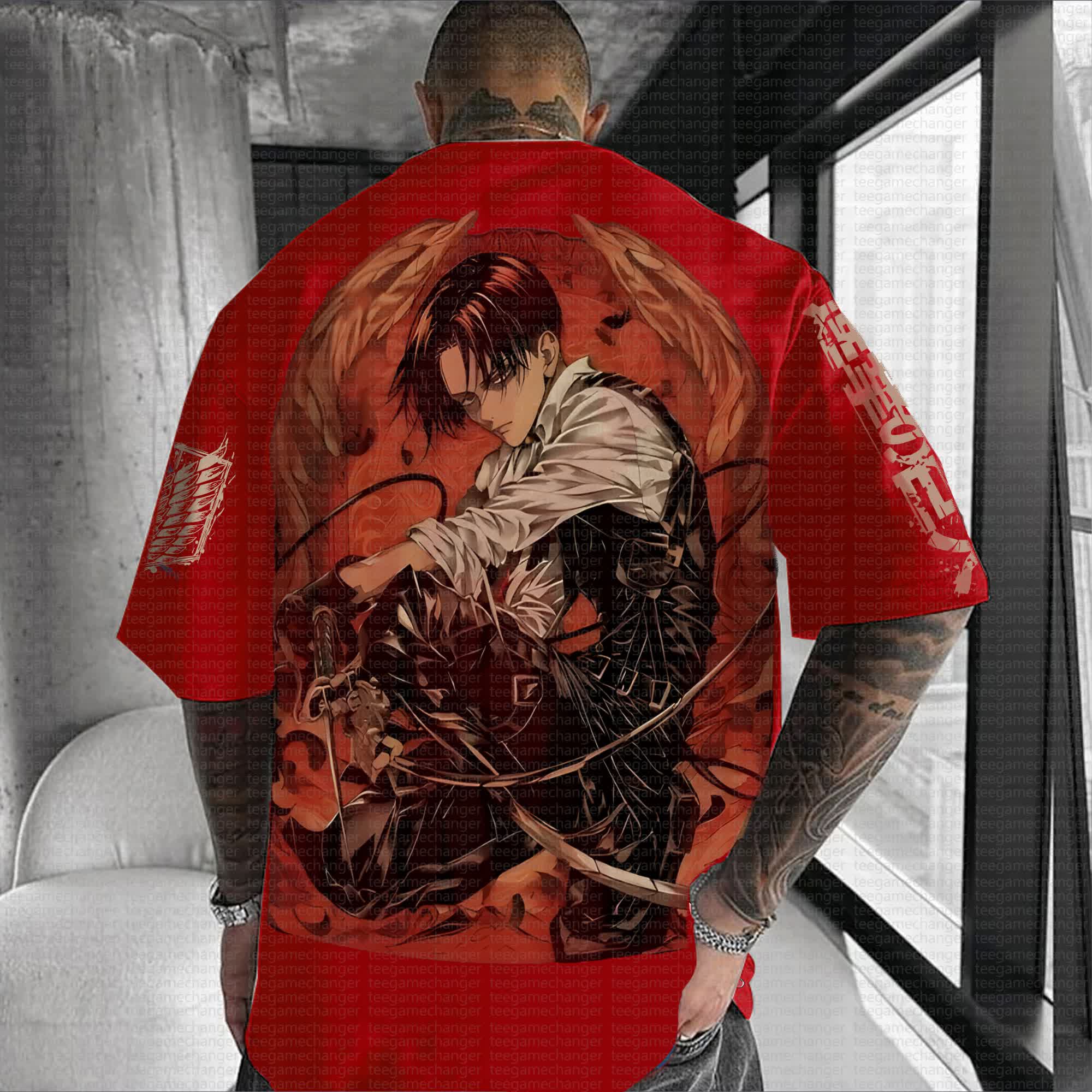 Unisex  "AOT" Anime Inspired Vintage T-Shirt