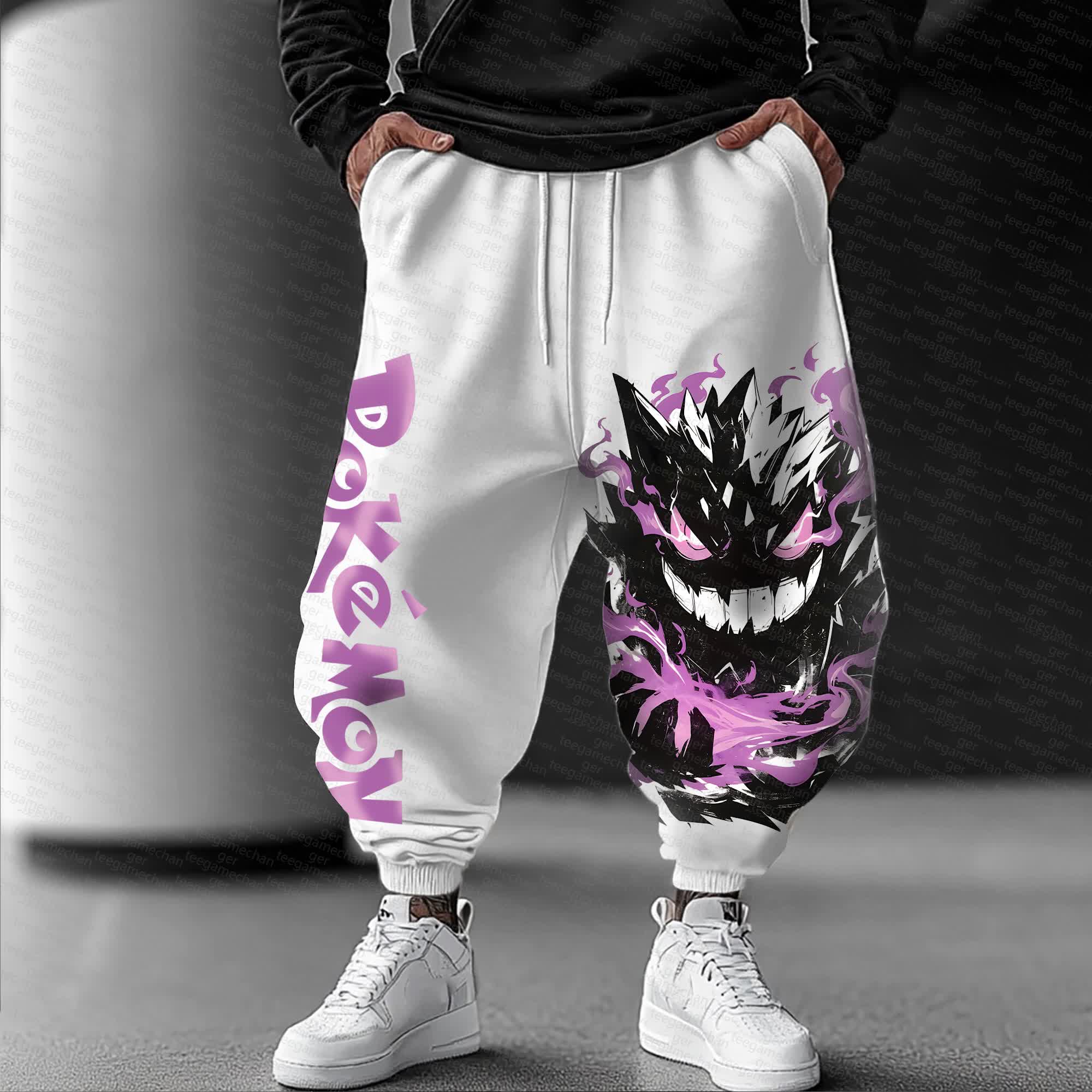 Unisex  “Pokémon” Casual Anime Streetwear Pants