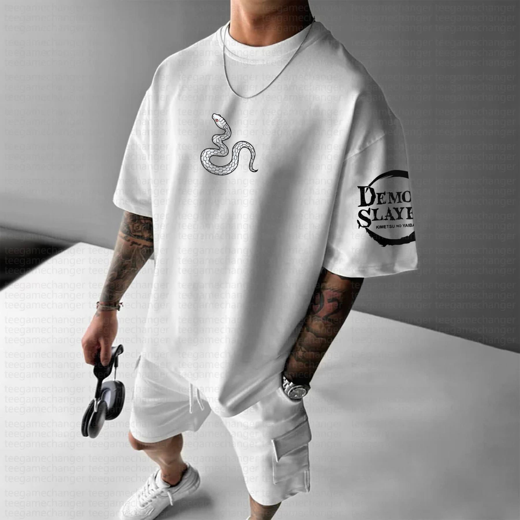 Unisex Anime Inspired Vintage T-Shirt丨Demon Slayer