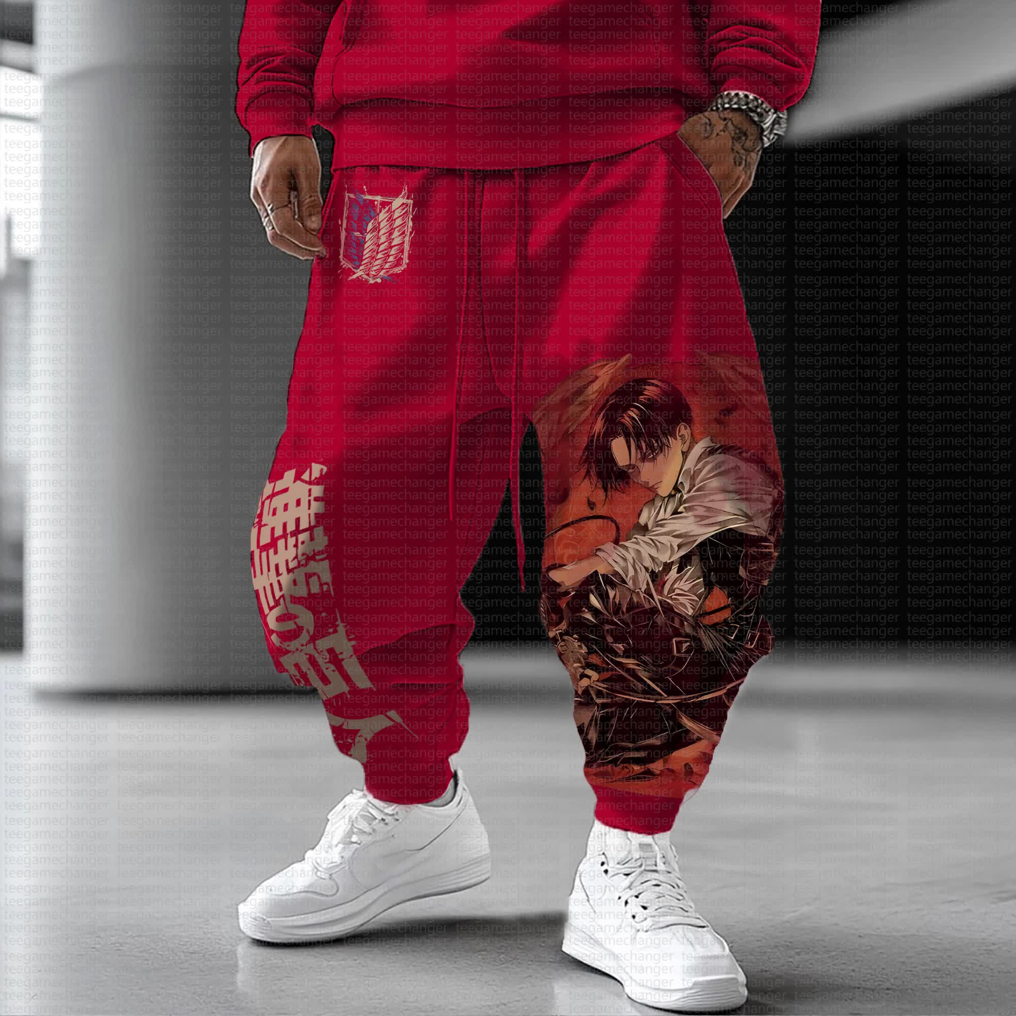 Unisex  “AOT” Casual Anime Streetwear Pants