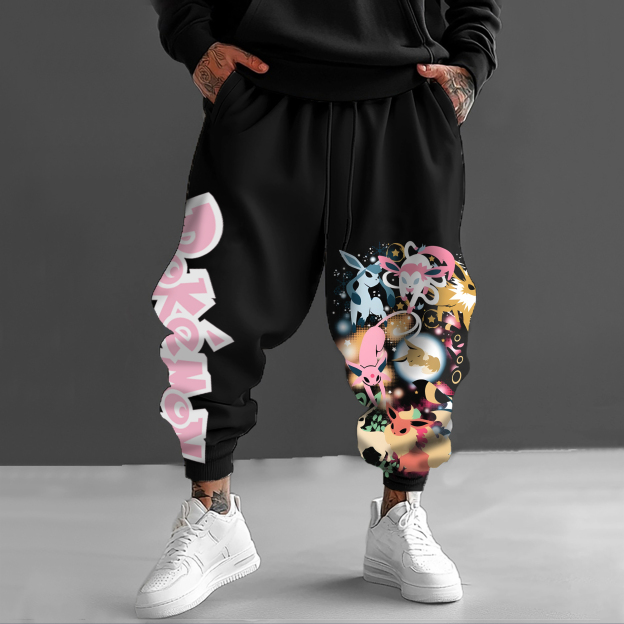 Unisex Casual Anime Streetwear Pants