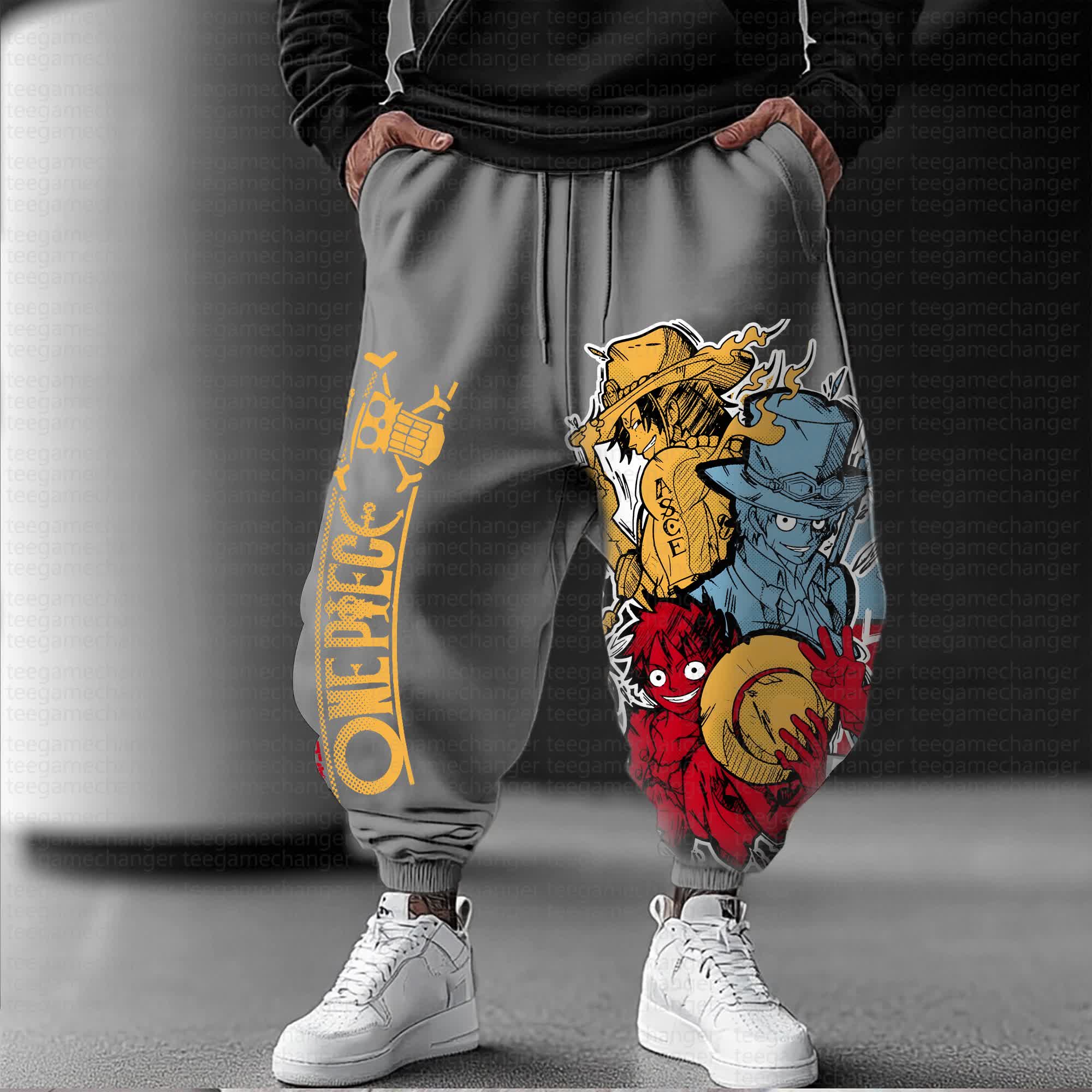 Unisex Anime Inspired Vintage Pants丨Demon Slayer X Pokémon