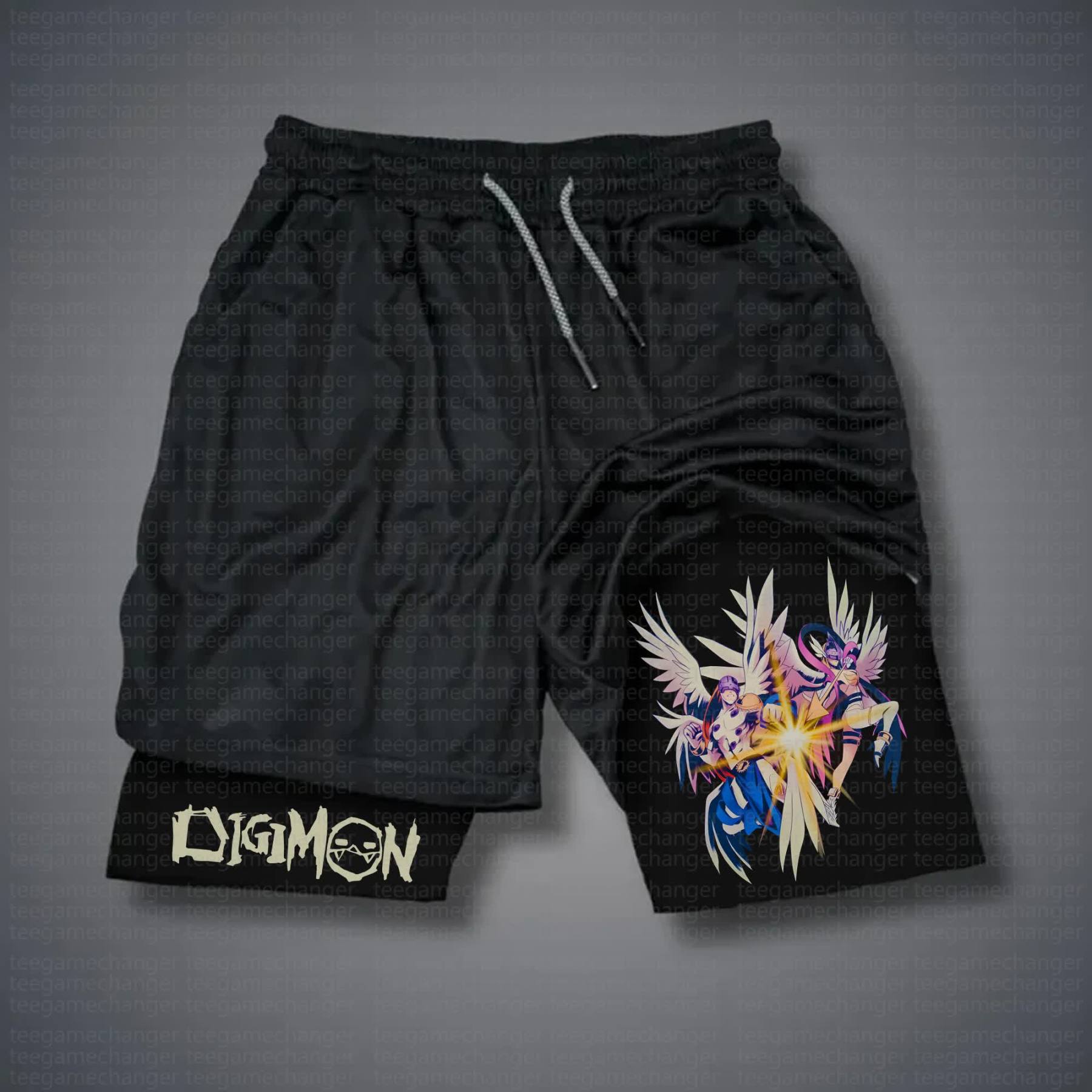 Unisex Casual Anime Streetwear Shorts 丨Demon Slayer X Pokémon