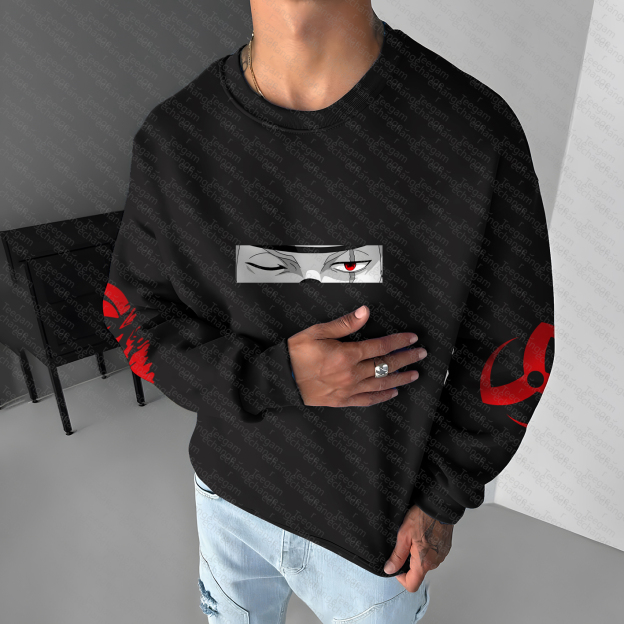 Unisex Anime Graphic Inspired Vintage Sweatshirt