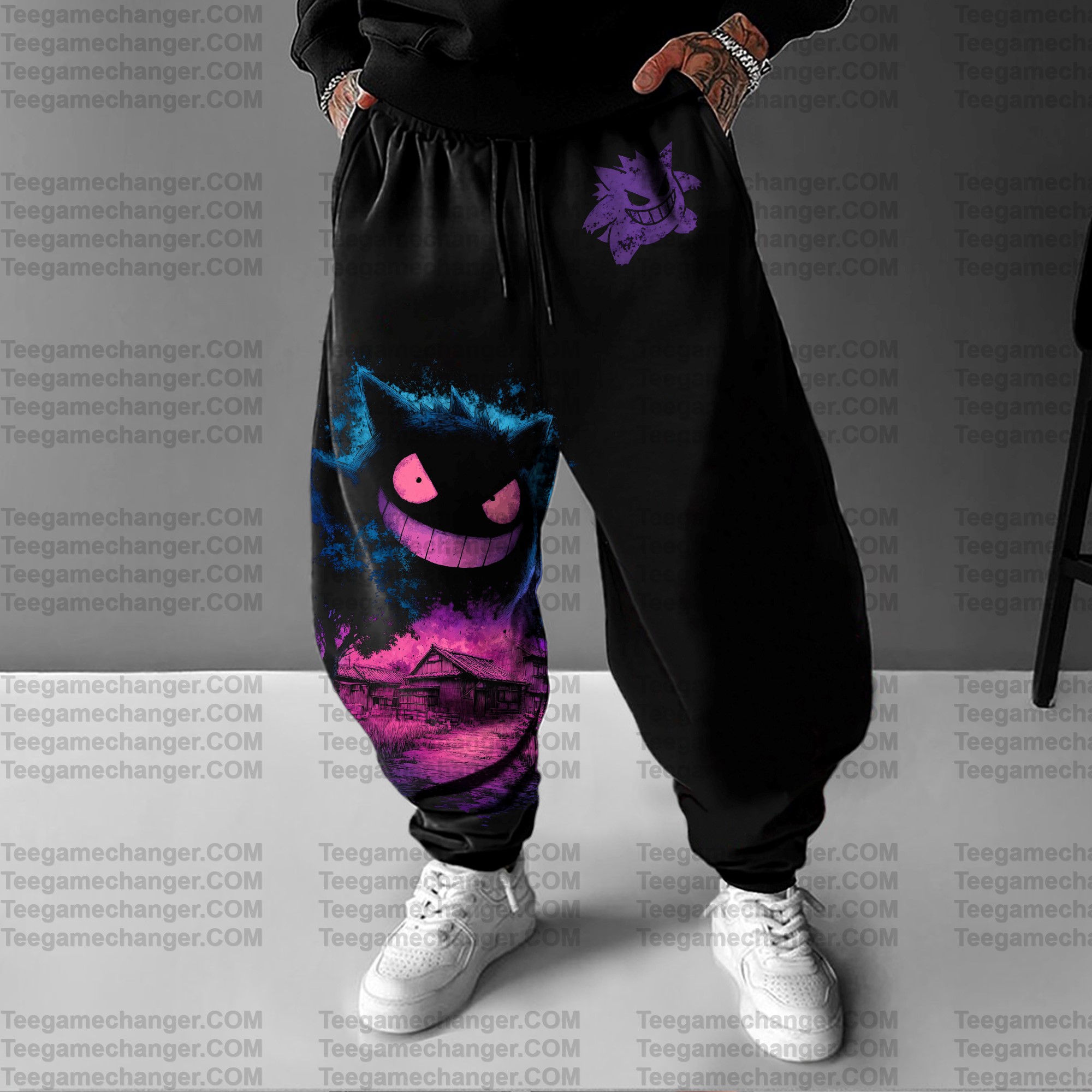 Unisex Anime Inspired Vintage Pants