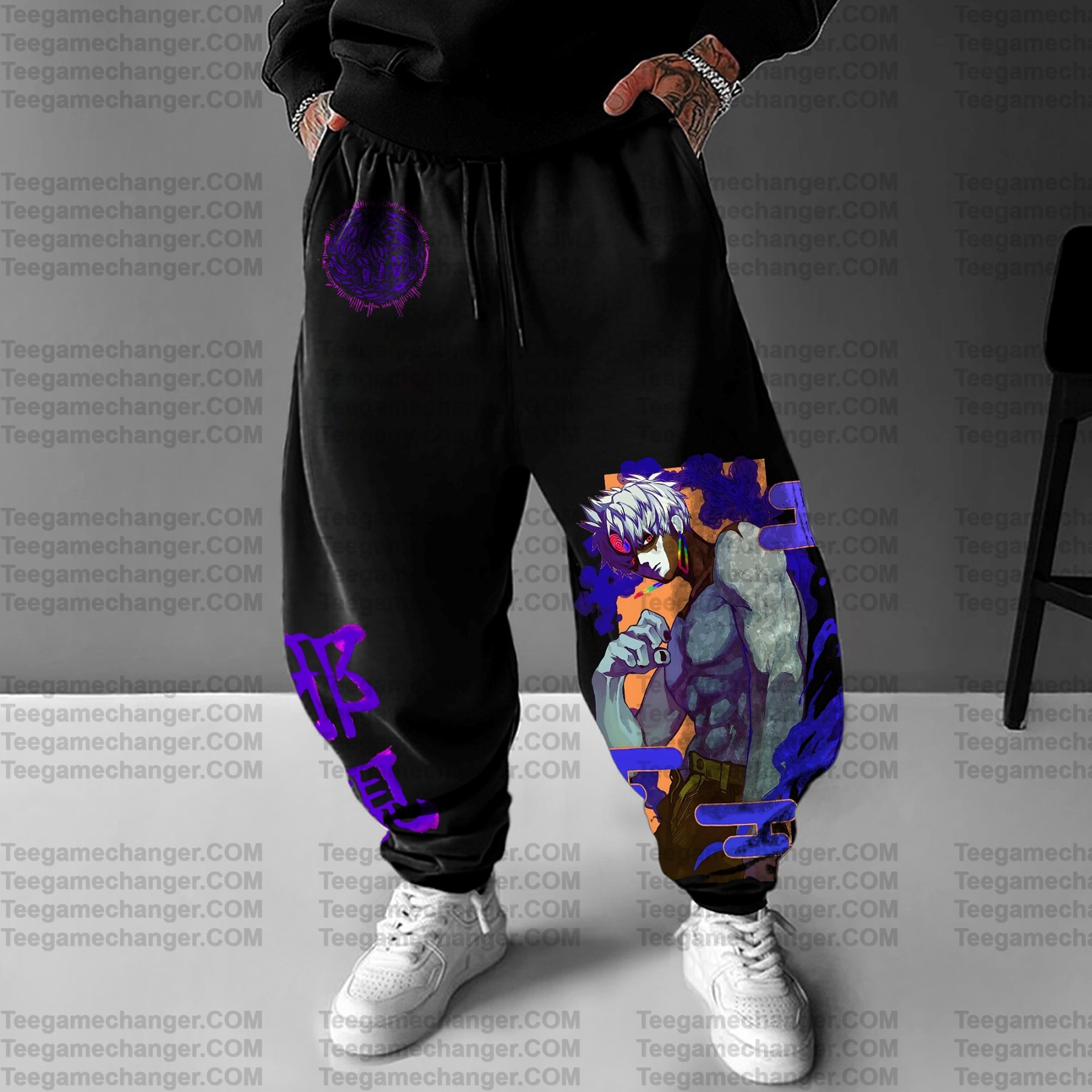 Unisex Anime Printed Gift Oversized Harem Pants
