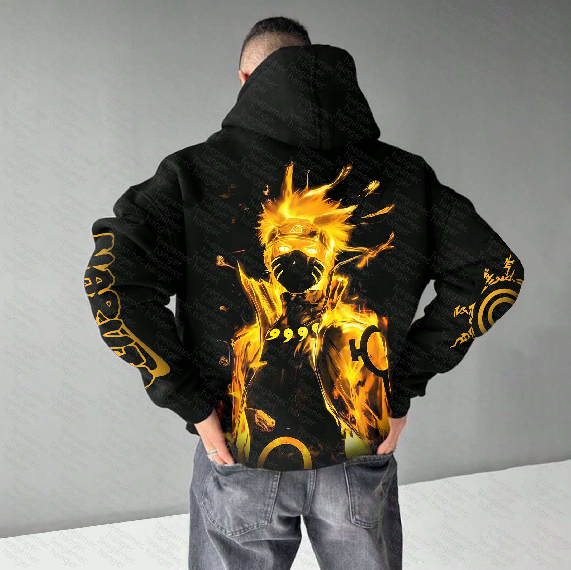 Unisex   Anime Graphic Streetwear Vintage Hoodie