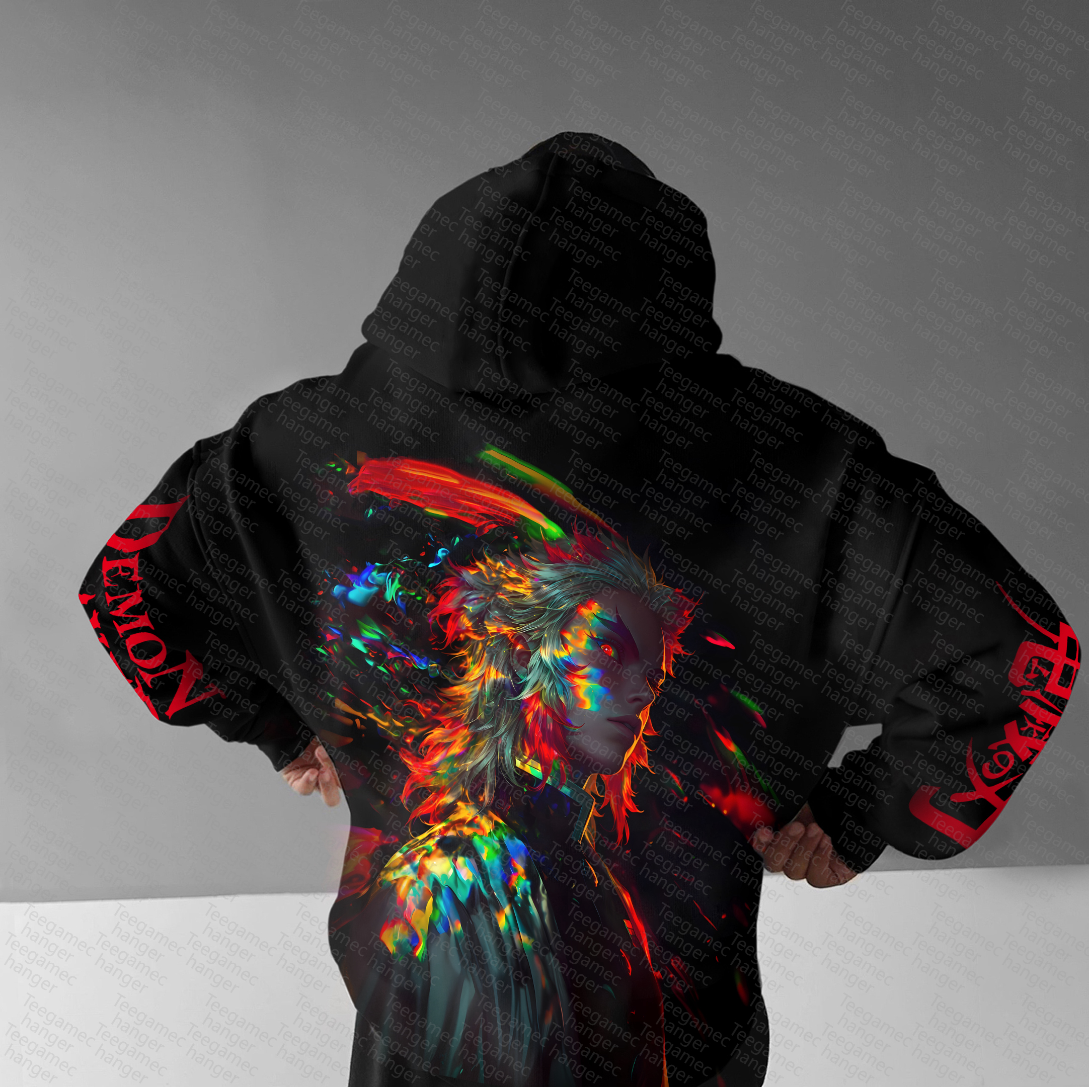 Unisex Anime Graphic Streetwear Vintage Hoodie