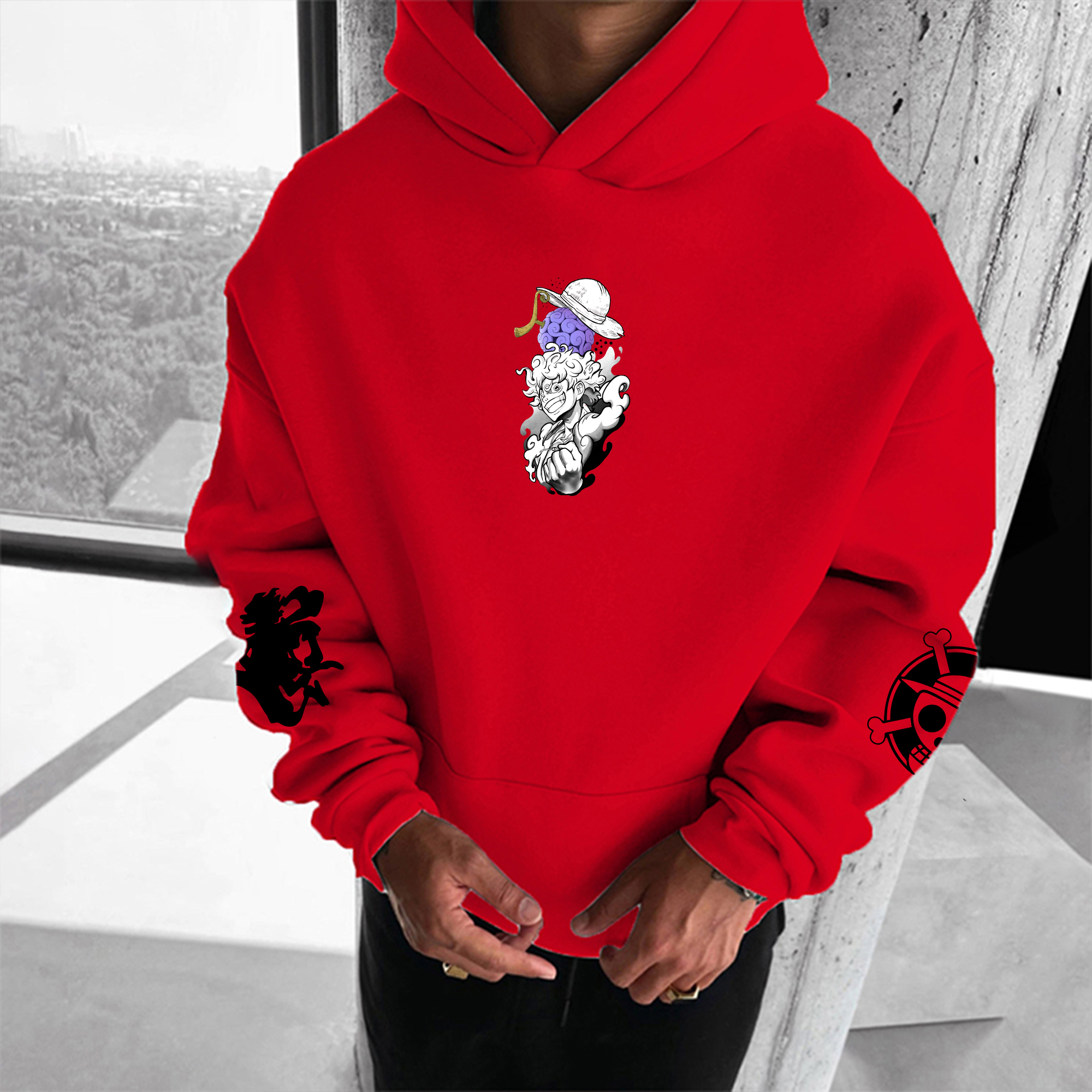 Unisex Vintage Hoodie丨One Piece