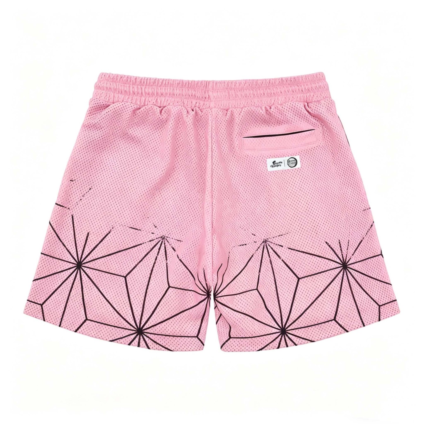 DEMON SLAYER NEZUKO MESH SHORTS (PINK)