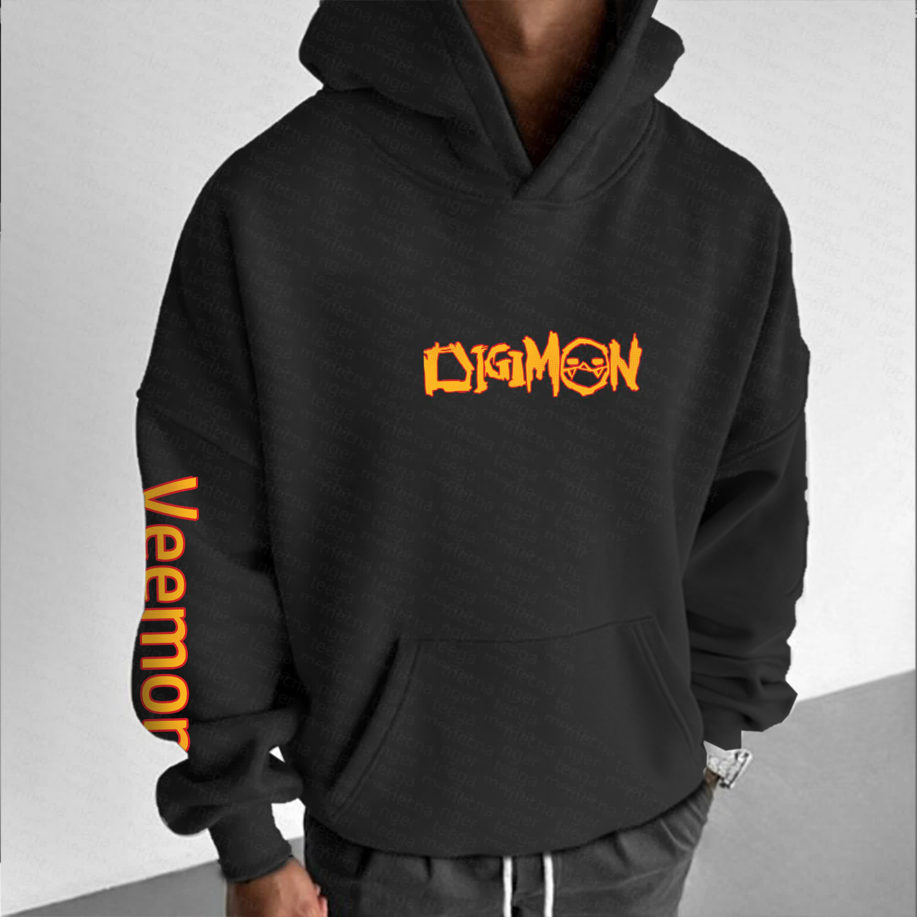 Unisex “Digimon” Anime Style Retro Hoodie