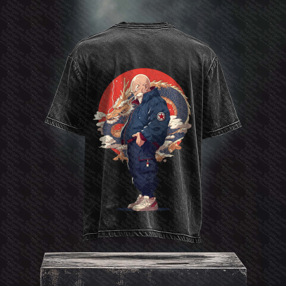 Unisex Anime Inspired Vintage Washed T-Shirt丨 Dragonball