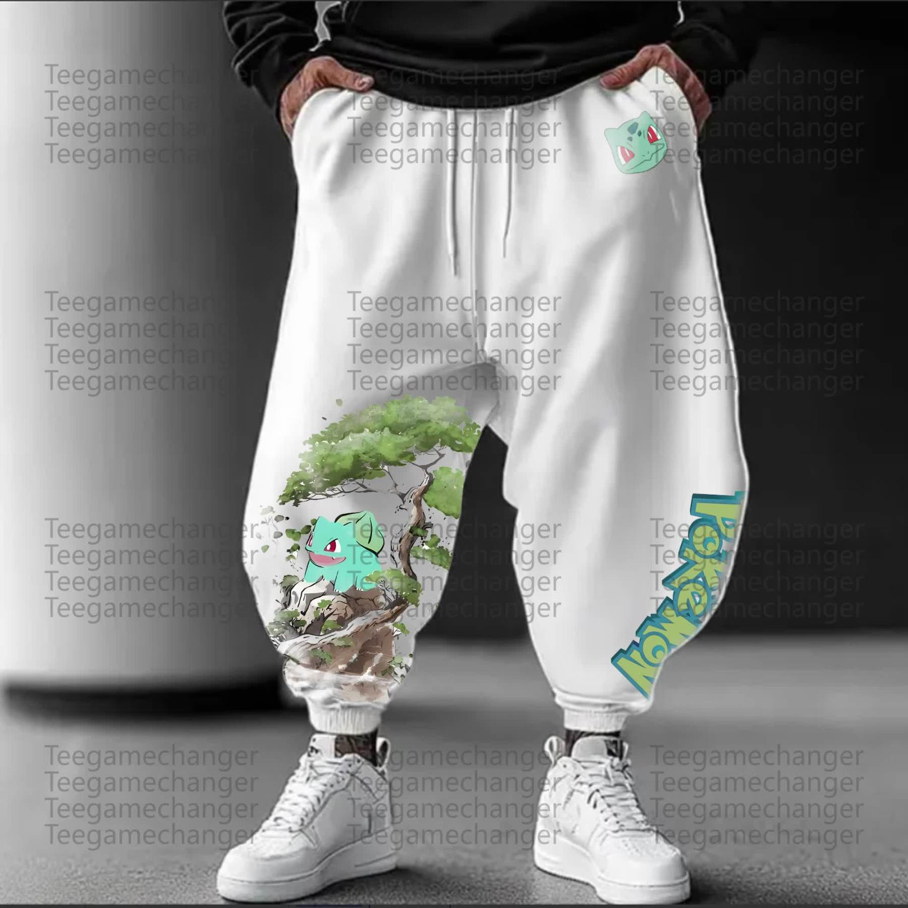 Unisex Anime Inspired Vintage Pants丨Demon Slayer X Pokémon