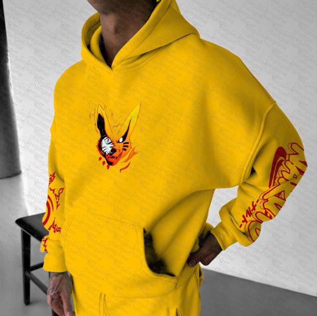 Unisex “NARUTO” Anime Graphic Streetwear Vintage Hoodie
