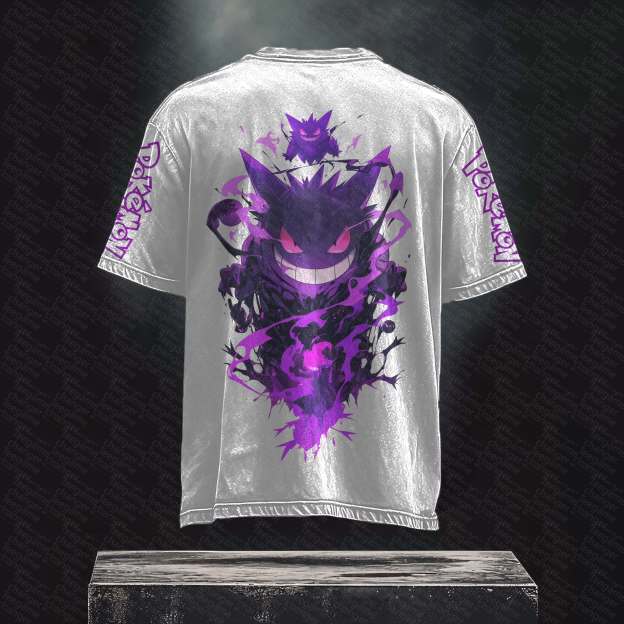 Unisex Anime Inspired Vintage T-Shirt丨 Pokémon