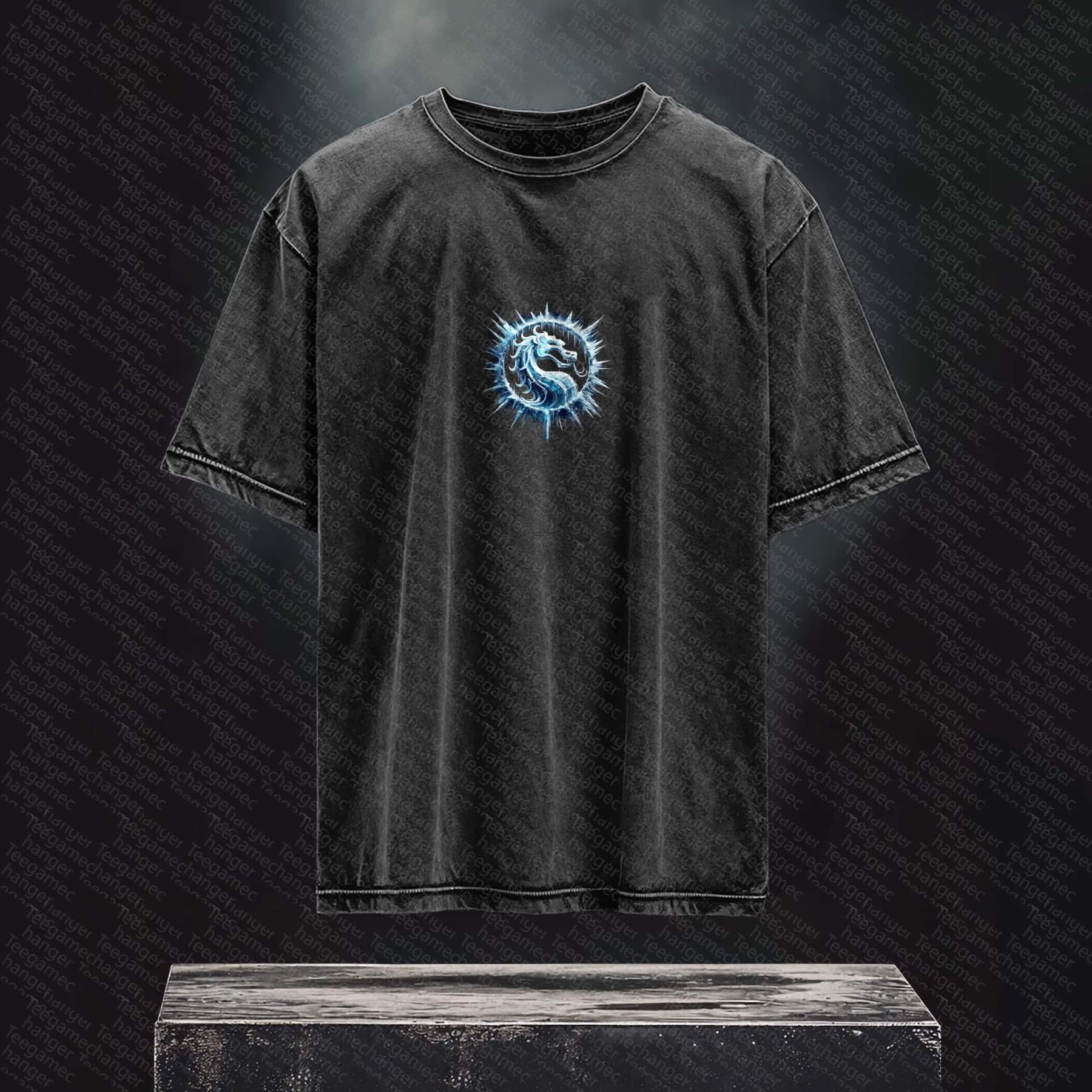 Unisex  Inspired Vintage Washed T-Shirt丨 Mortal Kombat