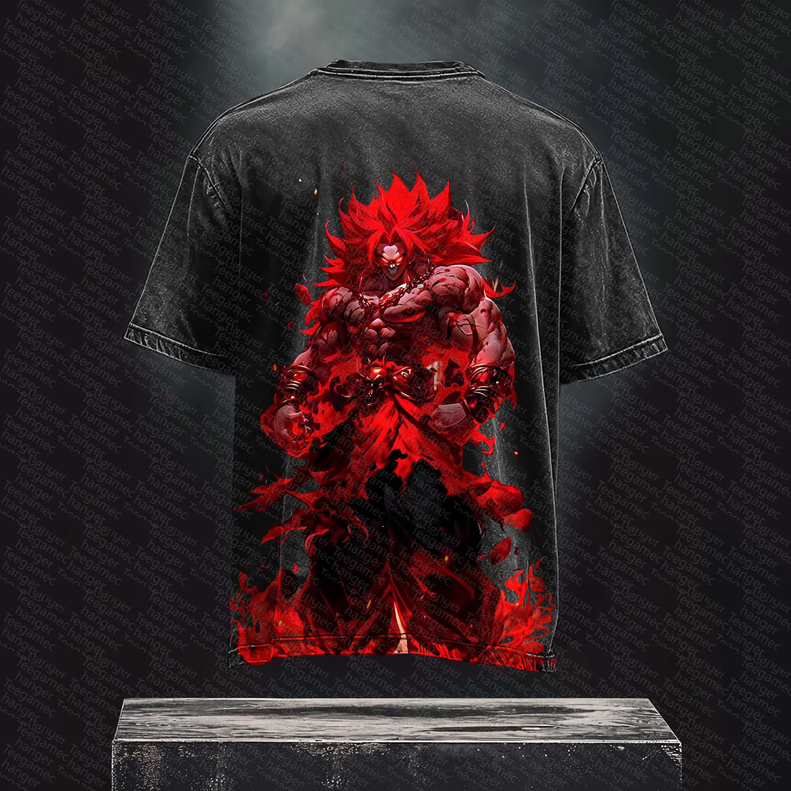 Unisex Anime Inspired Vintage Washed T-Shirt丨 Pokémon